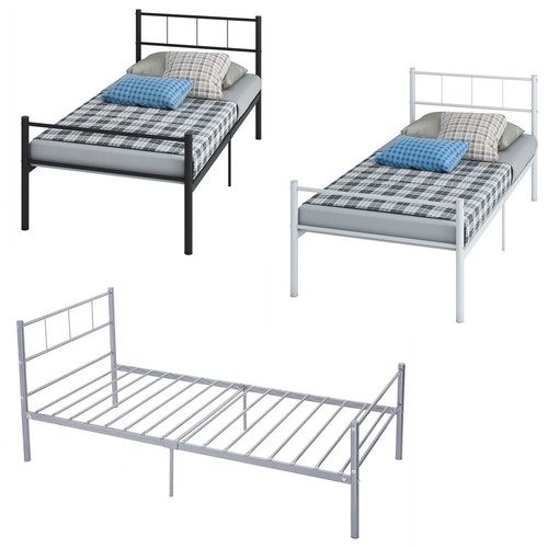 Simple budget metal - metal, bed