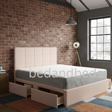 DIVAN BED ORTHOPAEDIC SET WITH