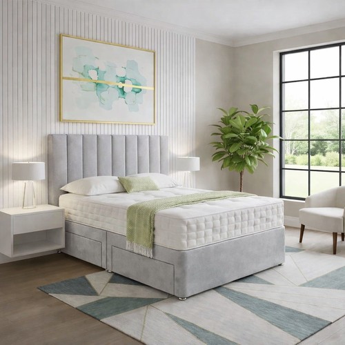 Reinforced divan bed - reinforced,