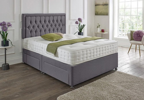 Plush memory foam divan bed - plush,