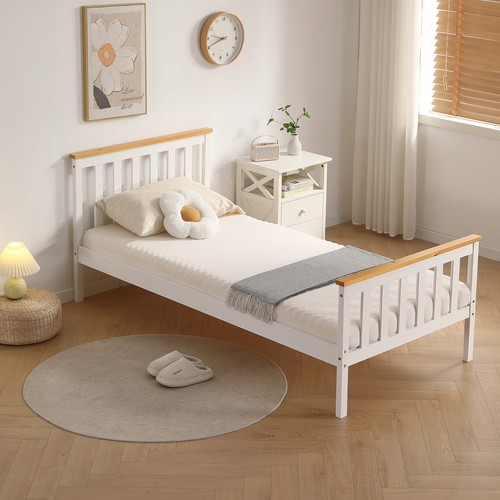 Single bed white pine 3ft - in,
